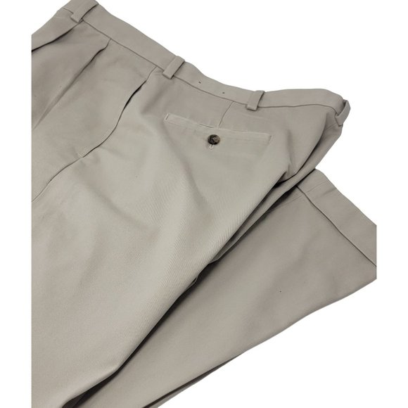 Pantalon Chino Brooks Brothers Beige – Taille 36x31 – Clark Fit Advantage